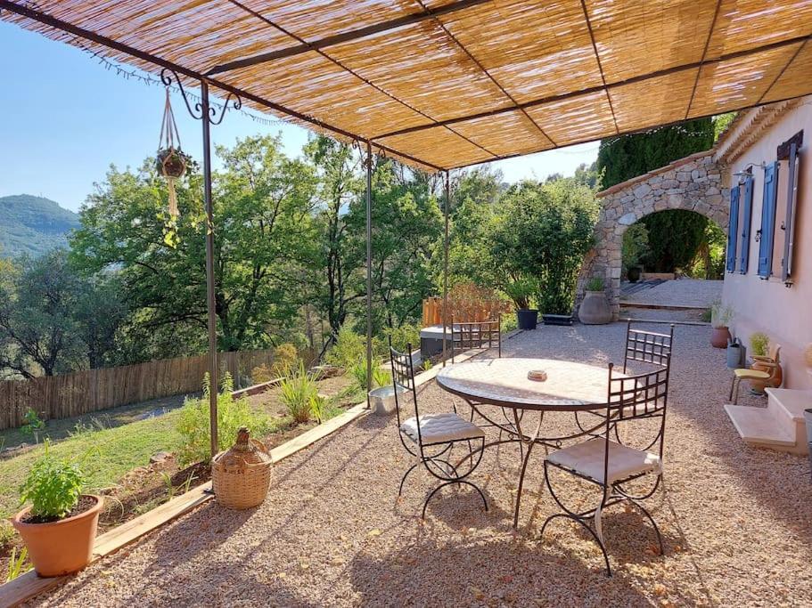 Maison A La Campagne Avec Spa Et Piscine Tourrettes-sur-Loup Exterior foto